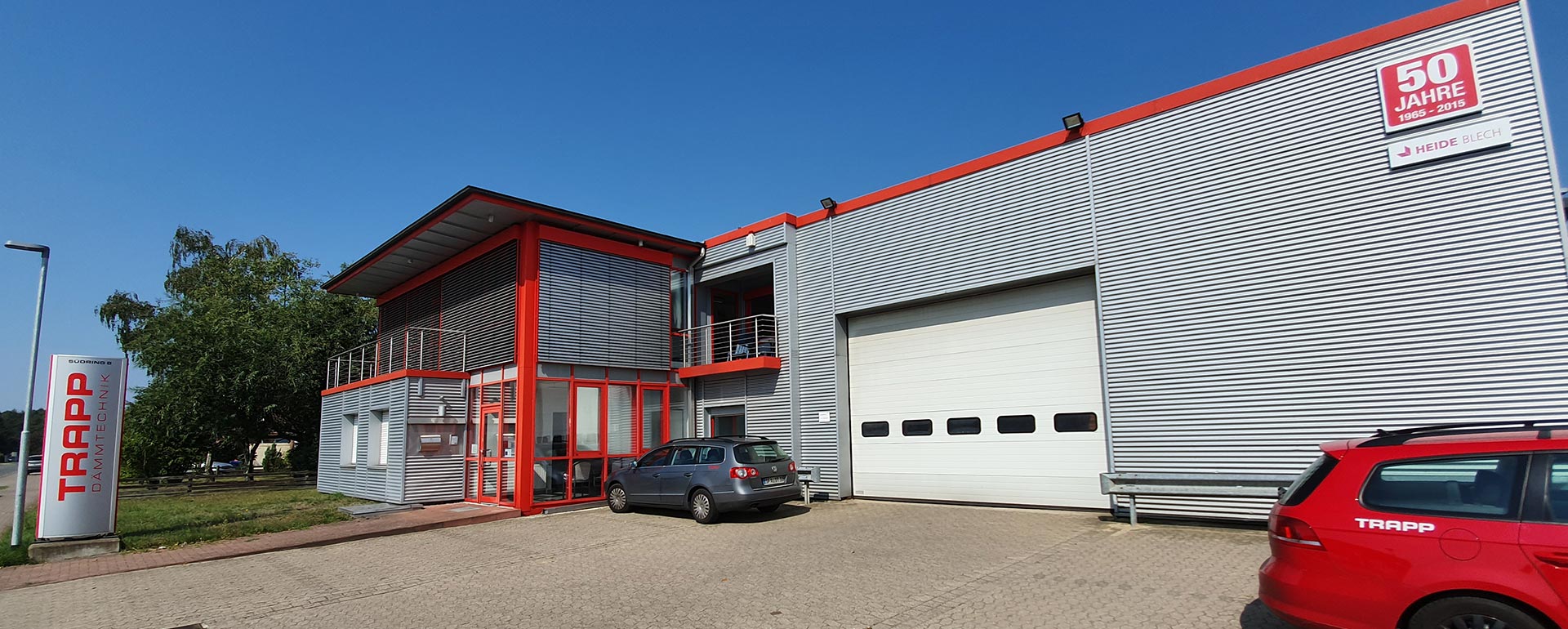 Firmengebäude & Fuhrpark Dämmtechnik Trapp
